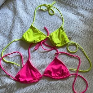 Neon String Bikini Tops